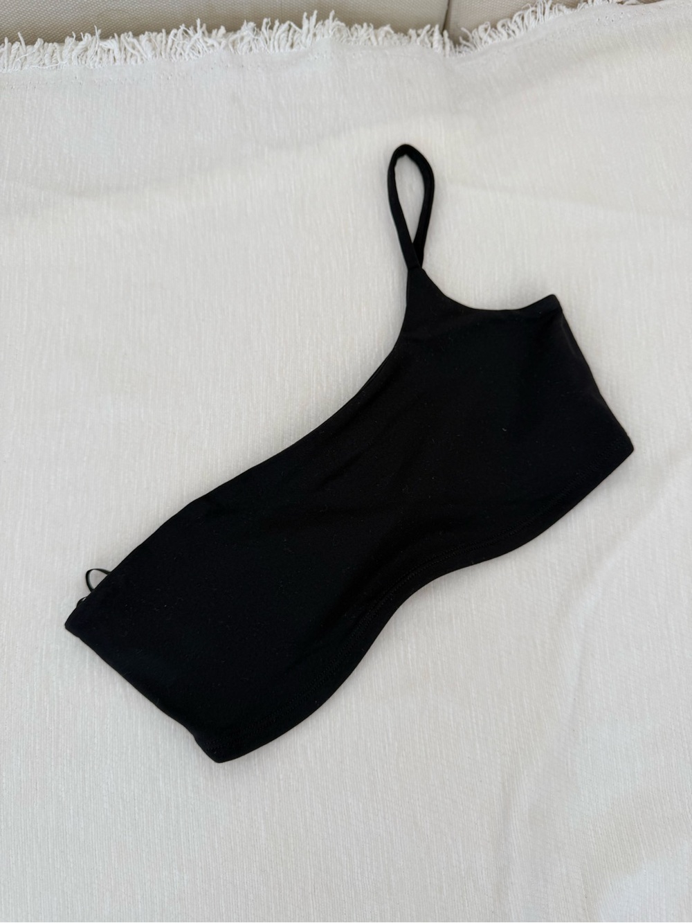 Susana Monaco Black One-Shoulder Bandeau